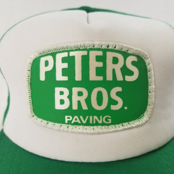 PETERS BROS PAVING Cap Trucker Hat Snapback Baseba - Picture 2 of 6
